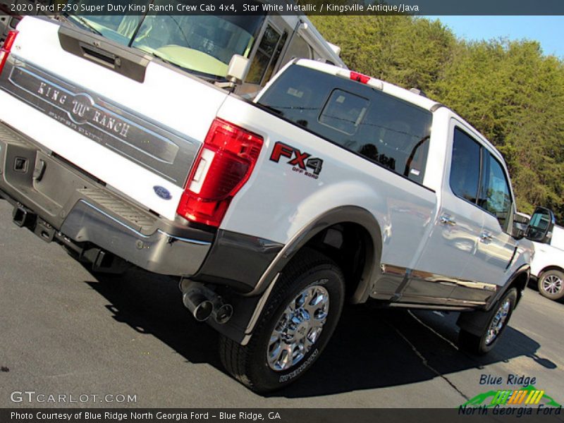 Star White Metallic / Kingsville Antique/Java 2020 Ford F250 Super Duty King Ranch Crew Cab 4x4