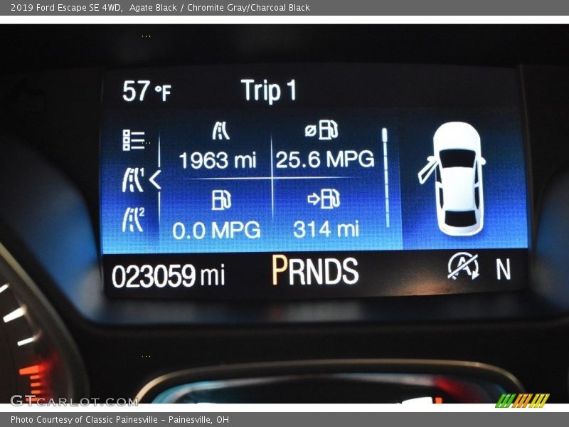 Agate Black / Chromite Gray/Charcoal Black 2019 Ford Escape SE 4WD
