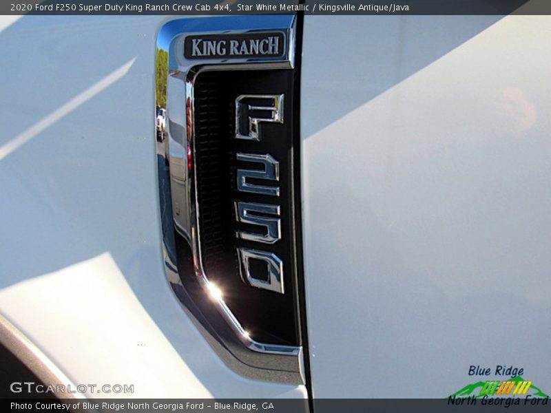Star White Metallic / Kingsville Antique/Java 2020 Ford F250 Super Duty King Ranch Crew Cab 4x4