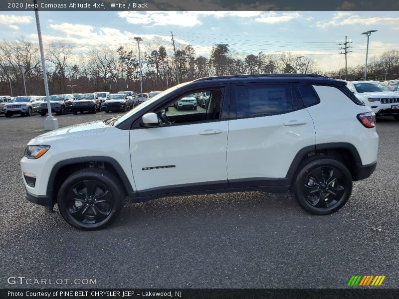 White / Black 2020 Jeep Compass Altitude 4x4