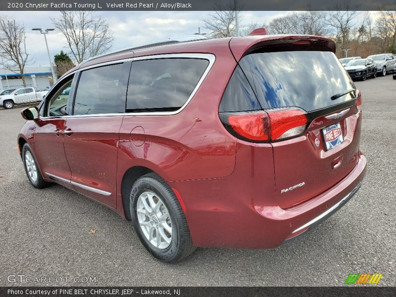 Velvet Red Pearl / Alloy/Black 2020 Chrysler Pacifica Touring L