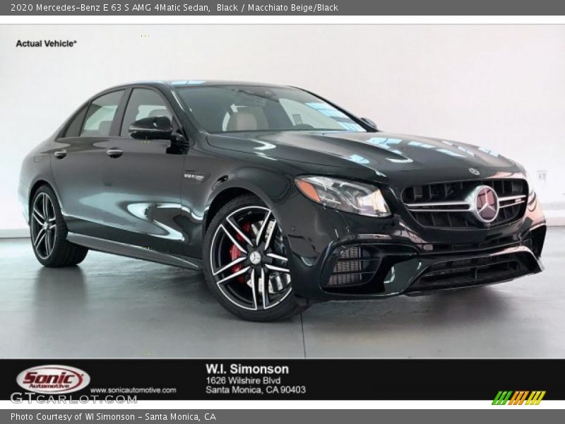 Black / Macchiato Beige/Black 2020 Mercedes-Benz E 63 S AMG 4Matic Sedan