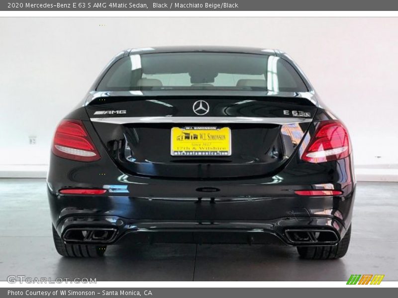 Black / Macchiato Beige/Black 2020 Mercedes-Benz E 63 S AMG 4Matic Sedan