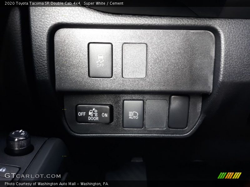Super White / Cement 2020 Toyota Tacoma SR Double Cab 4x4