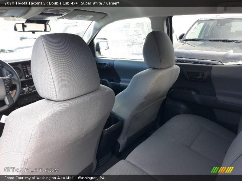 Super White / Cement 2020 Toyota Tacoma SR Double Cab 4x4