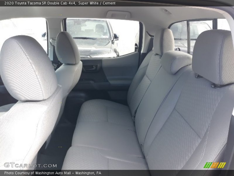 Super White / Cement 2020 Toyota Tacoma SR Double Cab 4x4