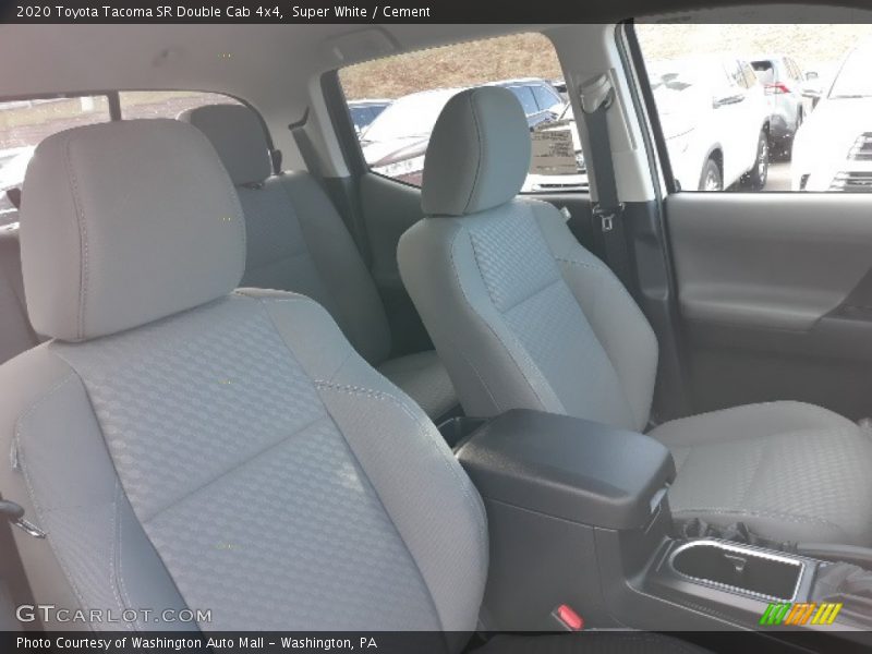 Super White / Cement 2020 Toyota Tacoma SR Double Cab 4x4
