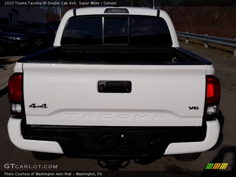 Super White / Cement 2020 Toyota Tacoma SR Double Cab 4x4