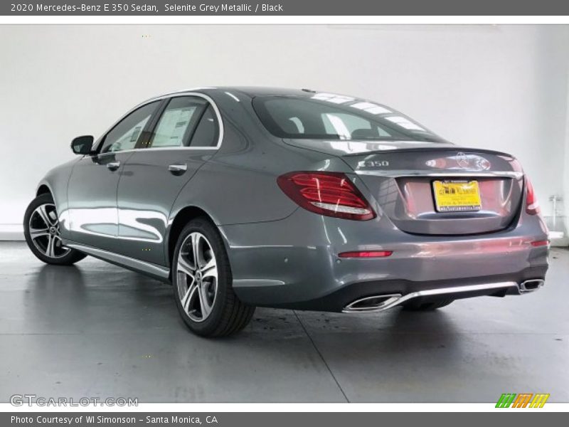 Selenite Grey Metallic / Black 2020 Mercedes-Benz E 350 Sedan