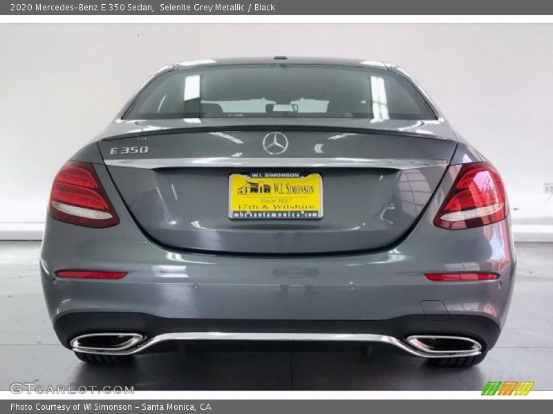 Selenite Grey Metallic / Black 2020 Mercedes-Benz E 350 Sedan