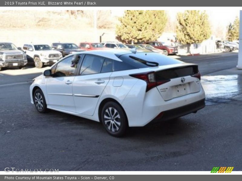 Blizzard White Pearl / Black 2019 Toyota Prius XLE