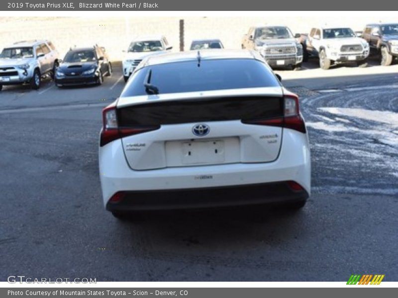 Blizzard White Pearl / Black 2019 Toyota Prius XLE