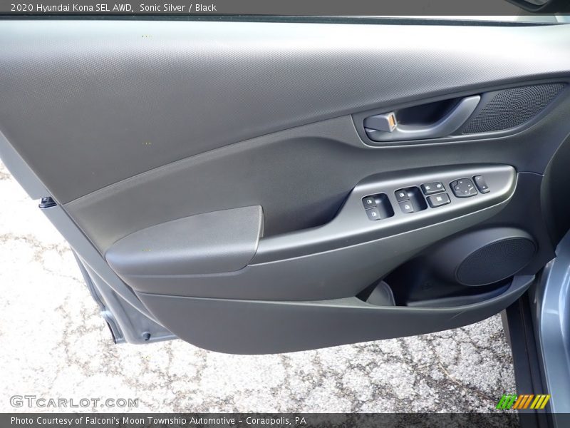 Sonic Silver / Black 2020 Hyundai Kona SEL AWD