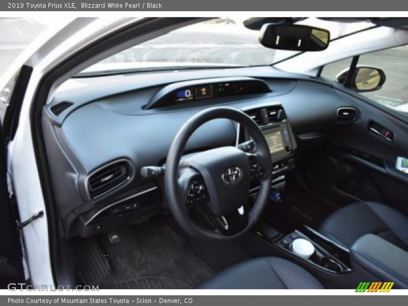 Blizzard White Pearl / Black 2019 Toyota Prius XLE