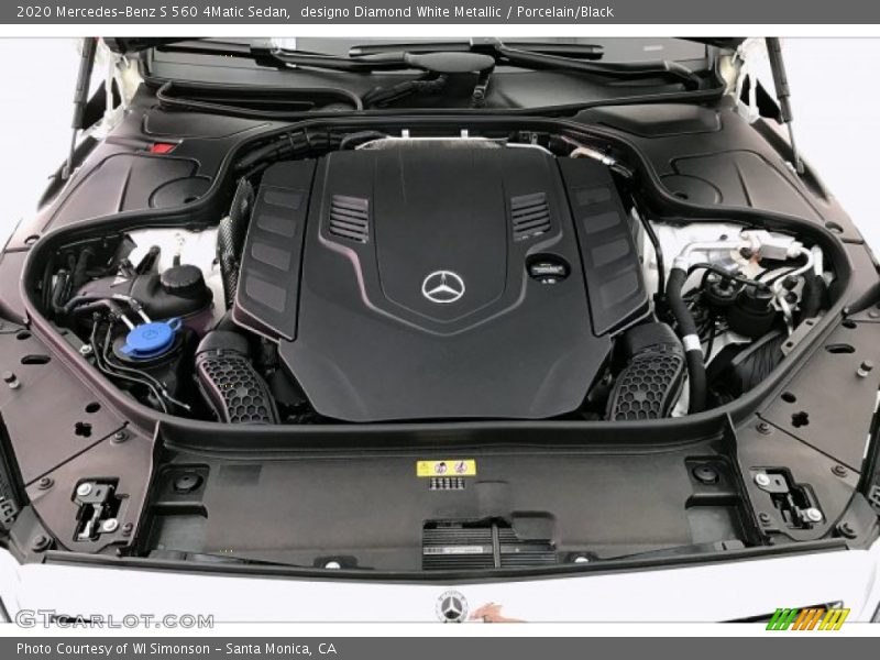  2020 S 560 4Matic Sedan Engine - 4.0 Liter DI biturbo DOHC 32-Valve VVT V8