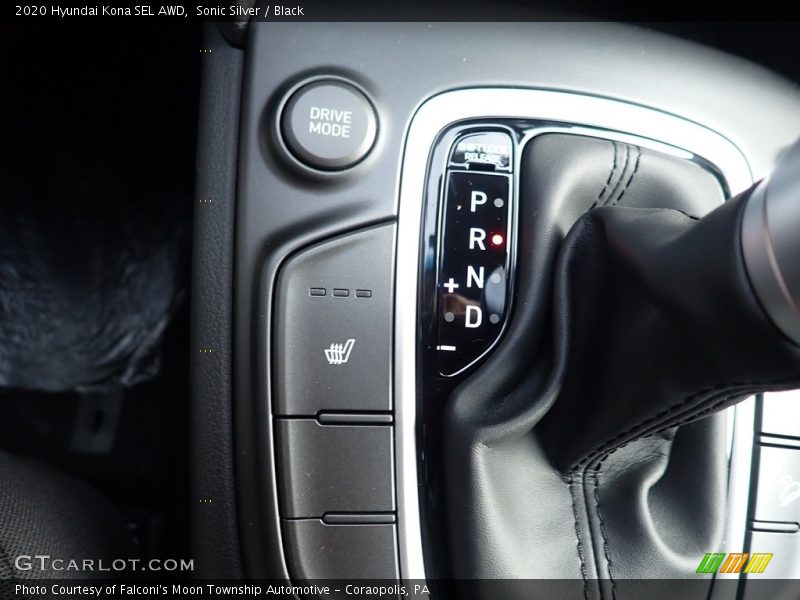 Sonic Silver / Black 2020 Hyundai Kona SEL AWD
