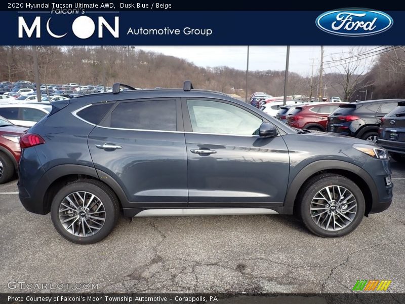 Dusk Blue / Beige 2020 Hyundai Tucson Ultimate AWD