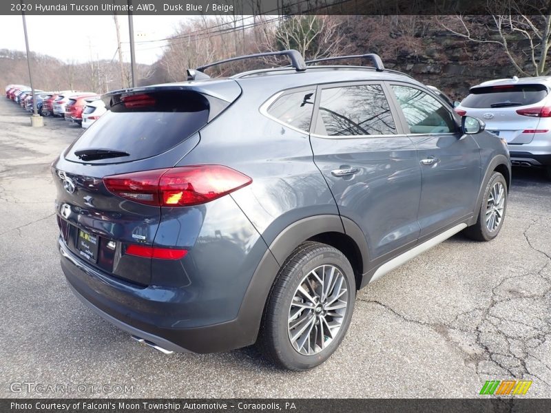 Dusk Blue / Beige 2020 Hyundai Tucson Ultimate AWD