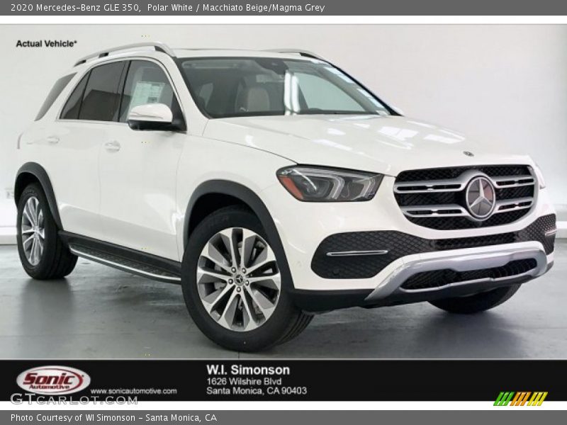 Polar White / Macchiato Beige/Magma Grey 2020 Mercedes-Benz GLE 350