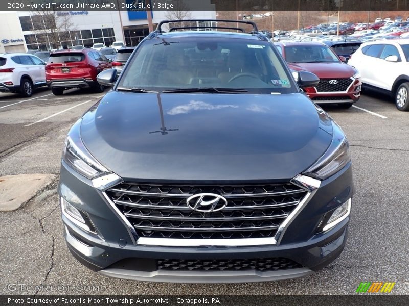 Dusk Blue / Beige 2020 Hyundai Tucson Ultimate AWD