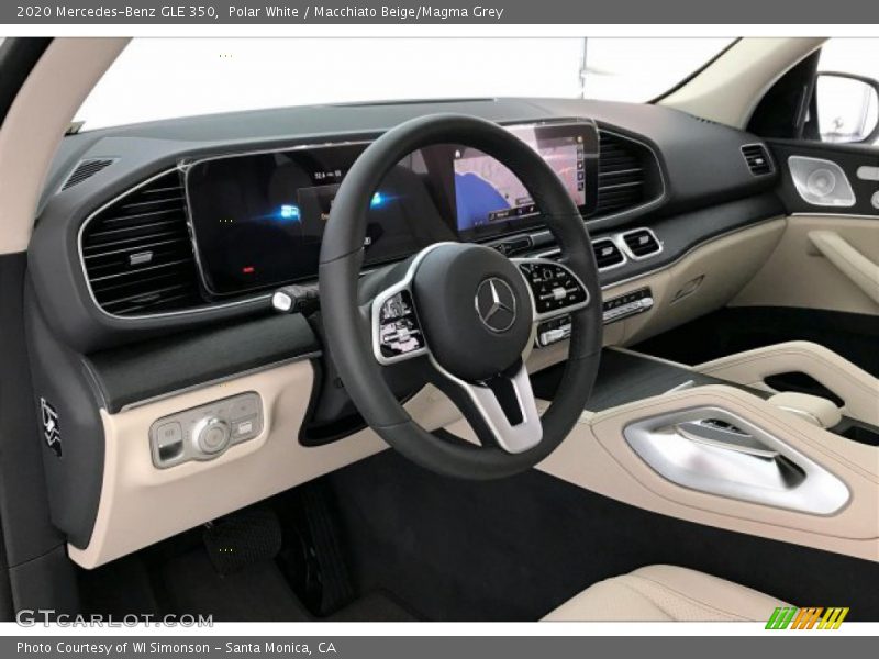 Polar White / Macchiato Beige/Magma Grey 2020 Mercedes-Benz GLE 350