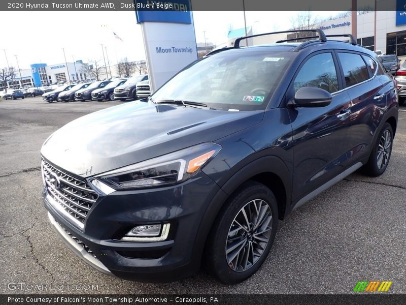 Dusk Blue / Beige 2020 Hyundai Tucson Ultimate AWD