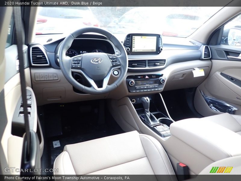 Dusk Blue / Beige 2020 Hyundai Tucson Ultimate AWD
