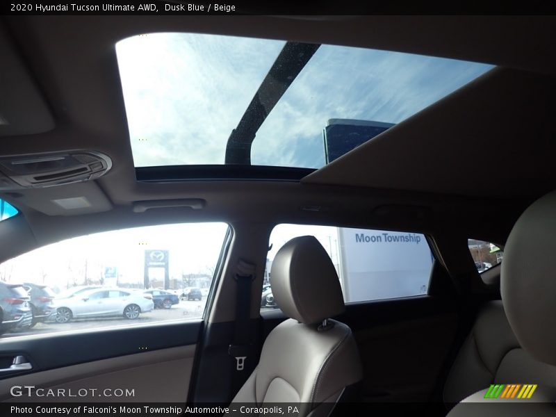 Dusk Blue / Beige 2020 Hyundai Tucson Ultimate AWD