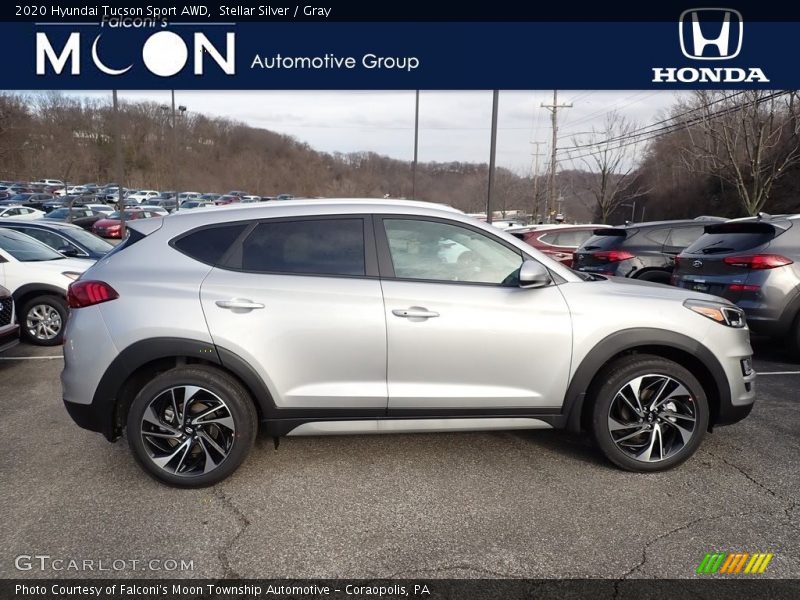 Stellar Silver / Gray 2020 Hyundai Tucson Sport AWD