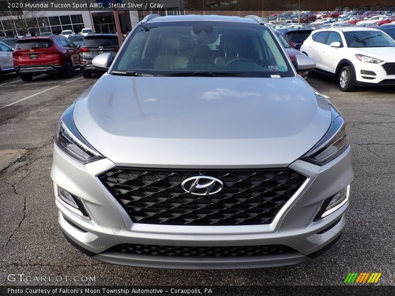 Stellar Silver / Gray 2020 Hyundai Tucson Sport AWD