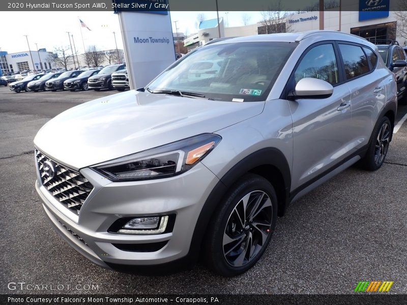 Stellar Silver / Gray 2020 Hyundai Tucson Sport AWD