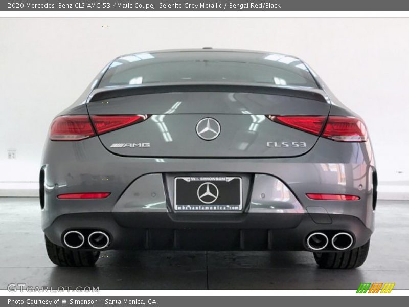 Selenite Grey Metallic / Bengal Red/Black 2020 Mercedes-Benz CLS AMG 53 4Matic Coupe