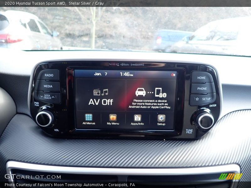 Stellar Silver / Gray 2020 Hyundai Tucson Sport AWD