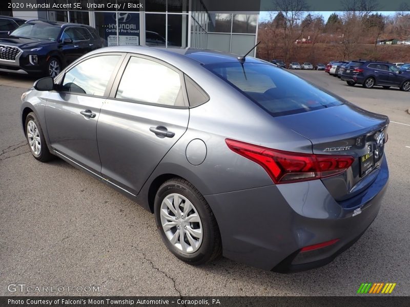 Urban Gray / Black 2020 Hyundai Accent SE