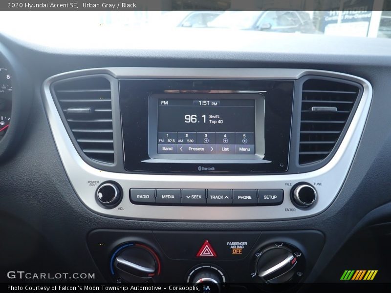 Urban Gray / Black 2020 Hyundai Accent SE