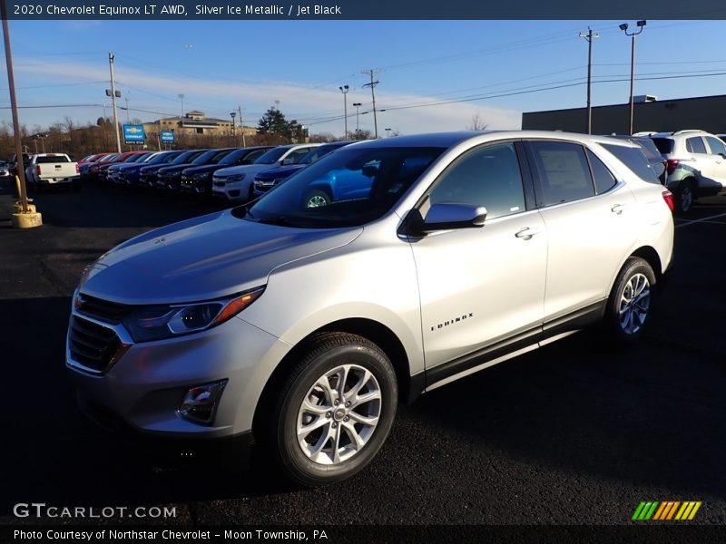 Silver Ice Metallic / Jet Black 2020 Chevrolet Equinox LT AWD
