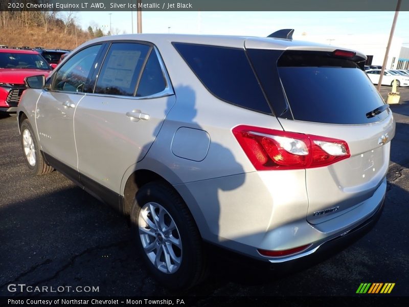 Silver Ice Metallic / Jet Black 2020 Chevrolet Equinox LT AWD