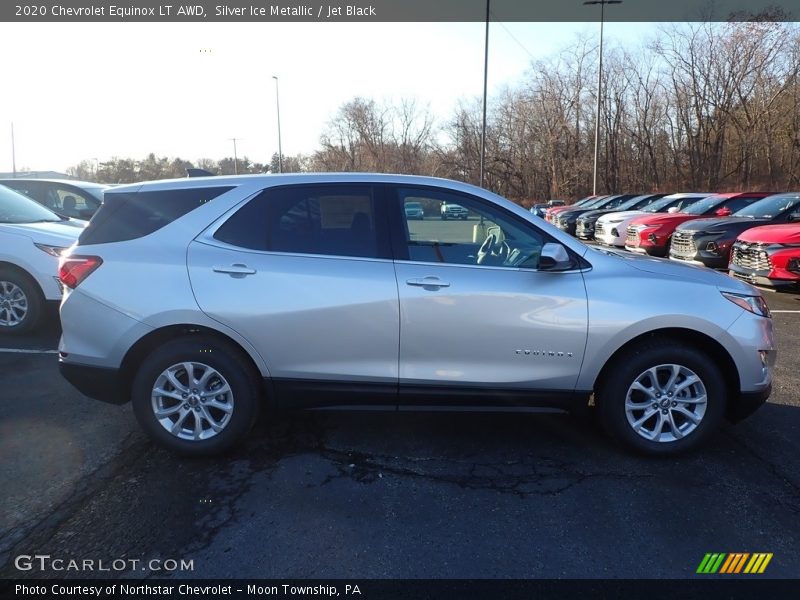 Silver Ice Metallic / Jet Black 2020 Chevrolet Equinox LT AWD