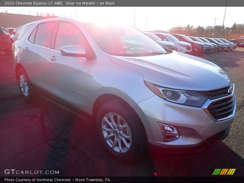 Silver Ice Metallic / Jet Black 2020 Chevrolet Equinox LT AWD