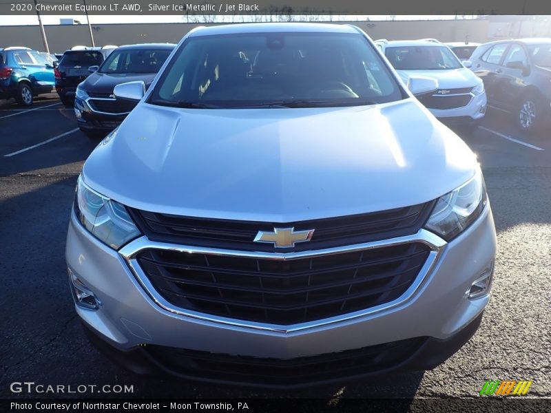 Silver Ice Metallic / Jet Black 2020 Chevrolet Equinox LT AWD