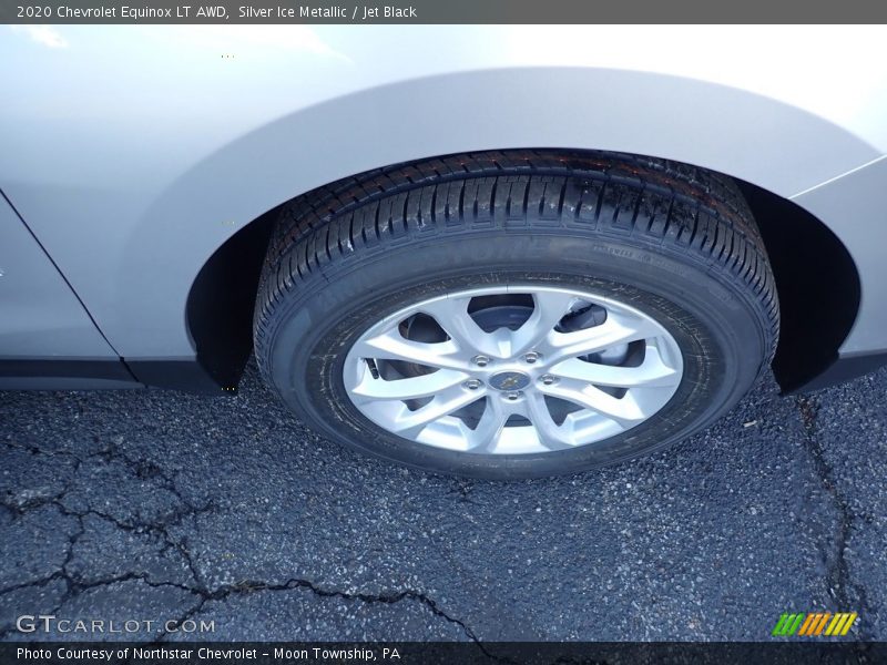 Silver Ice Metallic / Jet Black 2020 Chevrolet Equinox LT AWD