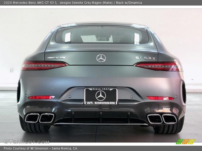 designo Selenite Grey Magno (Matte) / Black w/Dinamica 2020 Mercedes-Benz AMG GT 63 S