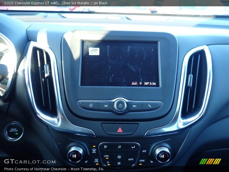 Silver Ice Metallic / Jet Black 2020 Chevrolet Equinox LT AWD