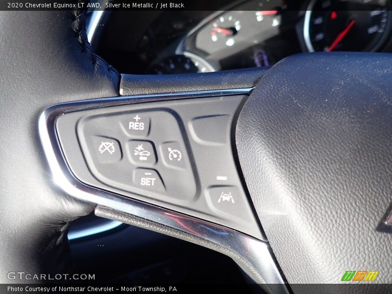 Silver Ice Metallic / Jet Black 2020 Chevrolet Equinox LT AWD