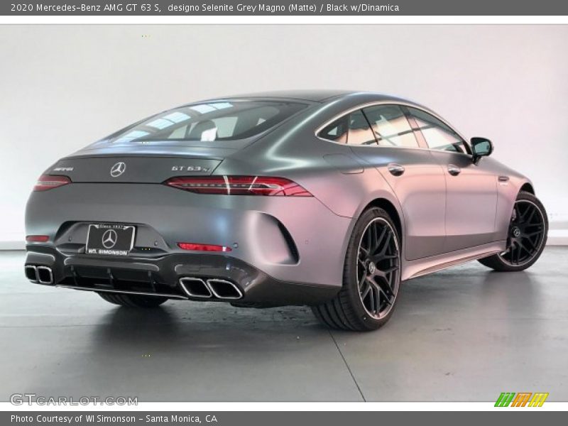 designo Selenite Grey Magno (Matte) / Black w/Dinamica 2020 Mercedes-Benz AMG GT 63 S