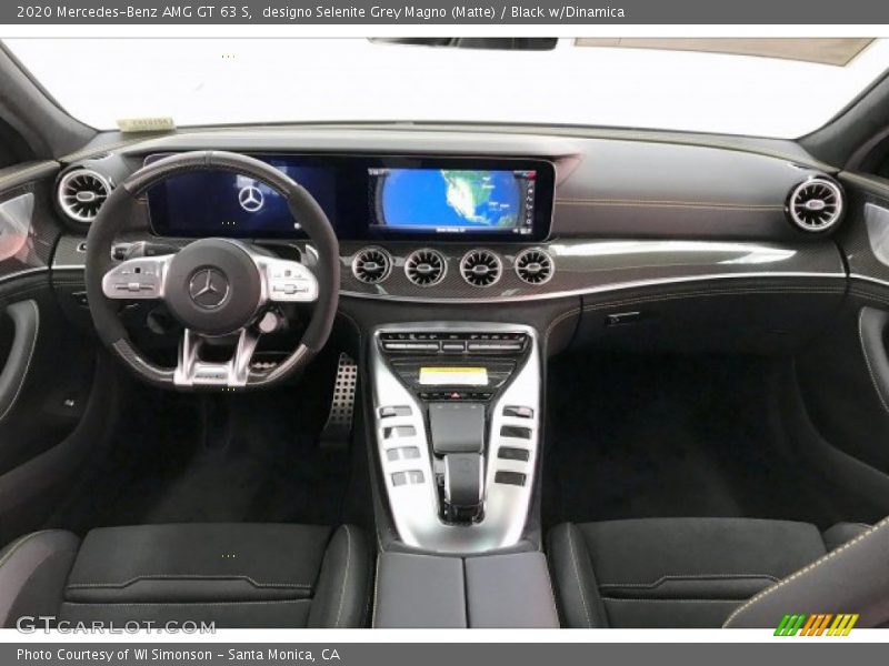 designo Selenite Grey Magno (Matte) / Black w/Dinamica 2020 Mercedes-Benz AMG GT 63 S
