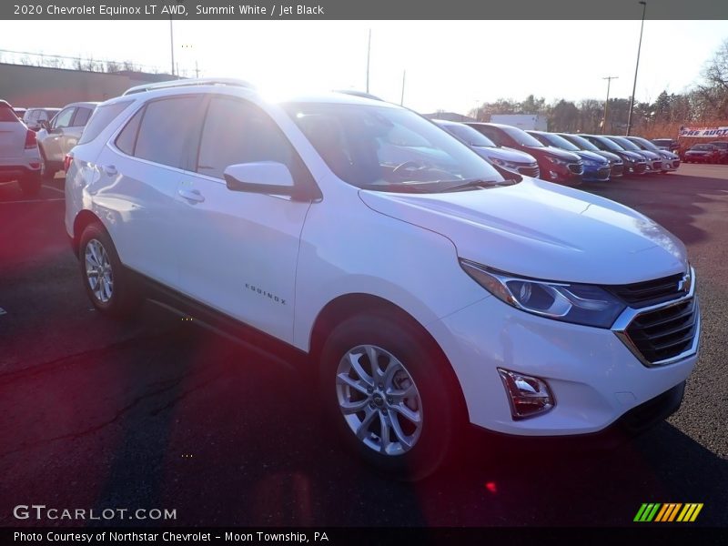 Summit White / Jet Black 2020 Chevrolet Equinox LT AWD