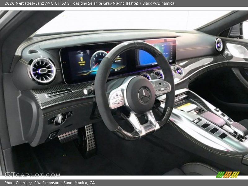 designo Selenite Grey Magno (Matte) / Black w/Dinamica 2020 Mercedes-Benz AMG GT 63 S