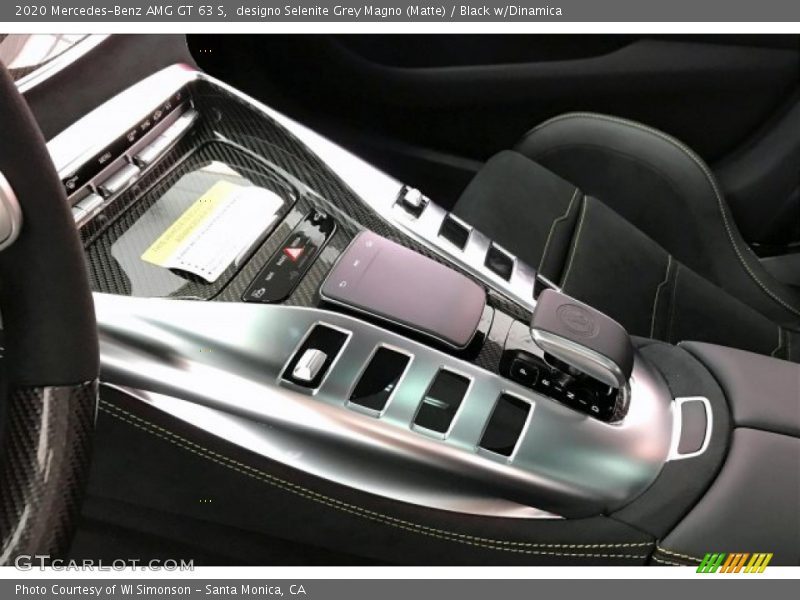 Controls of 2020 AMG GT 63 S