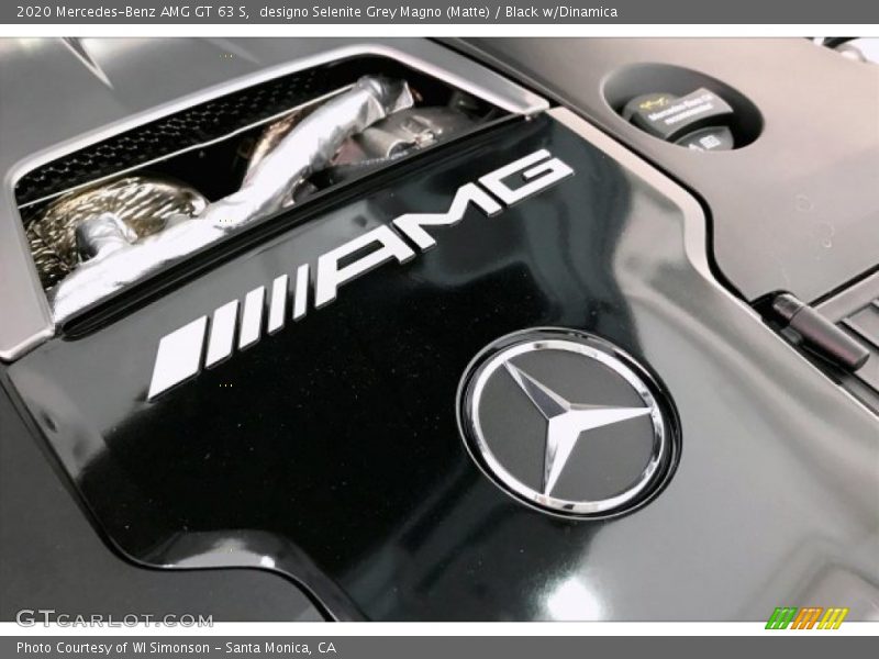 designo Selenite Grey Magno (Matte) / Black w/Dinamica 2020 Mercedes-Benz AMG GT 63 S